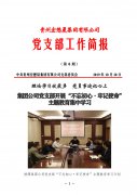 集團公司黨支部開展“不忘初心·牢記使命”主題教育集中學(xué)習(xí) 